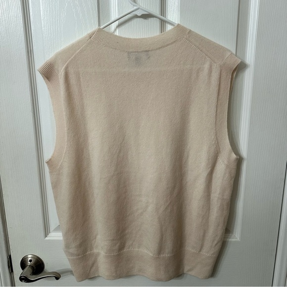 J Crew Cashmere relaxed sweater vest, M - Picture 6 of 7